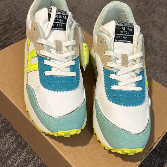 ✨Vintage Havana Neon Cosmic Sneakers NEW WITHOUT BOX/Tags size 7.5 💚 - Picture 3 of 7